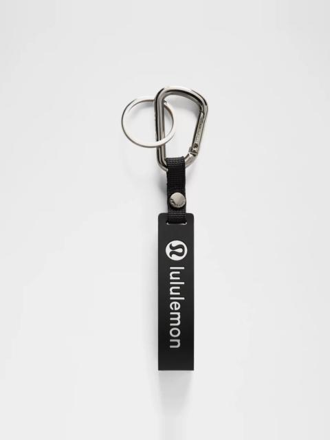 lululemon Silicone Keychain