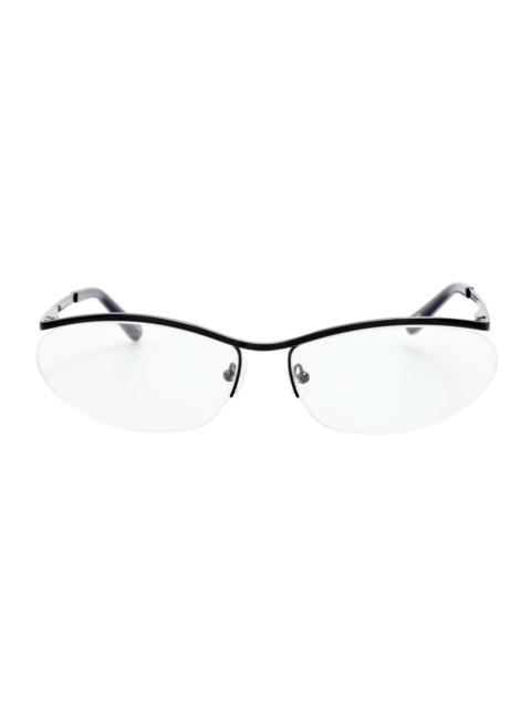 LINDA FARROW Charlotte Optical in Shiny Black