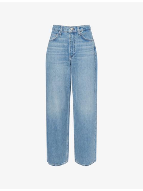 rag & bone The Shea Straight-Leg Denim Jeans