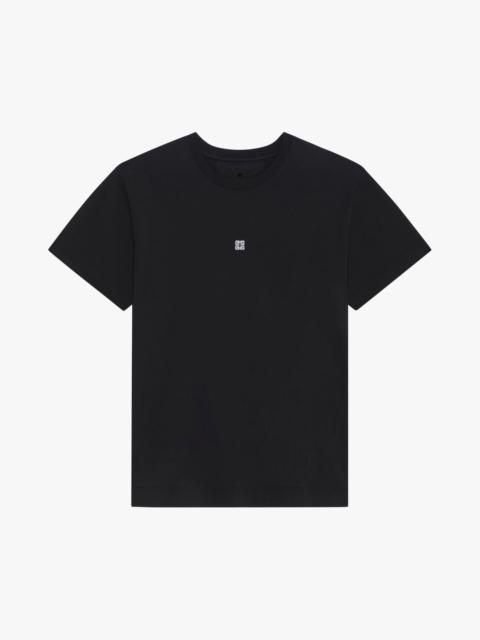 Givenchy T-SHIRT IN JERSEY WITH GIVENCHY 4G EMBROIDERY