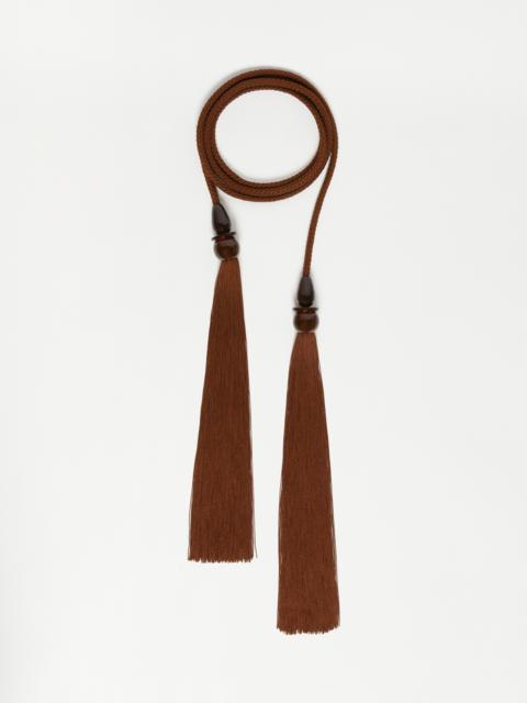 Max Mara TASSELROPE Tubular tassel belt