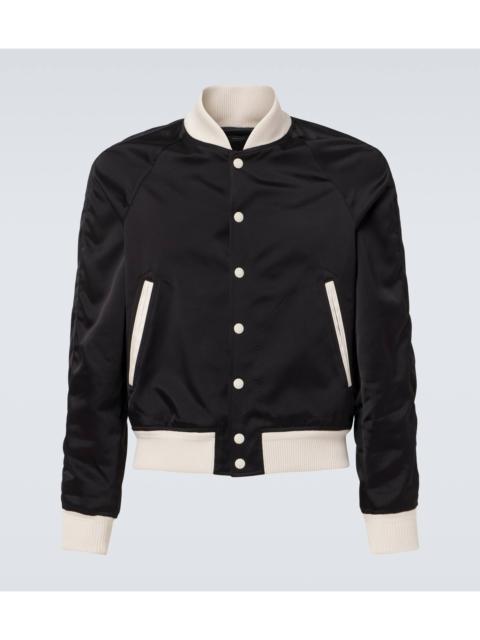 TOM FORD 새틴 bomber 재킷
