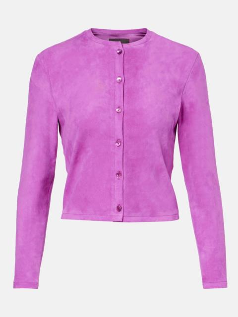 STOULS Astrid 24 suede cardigan