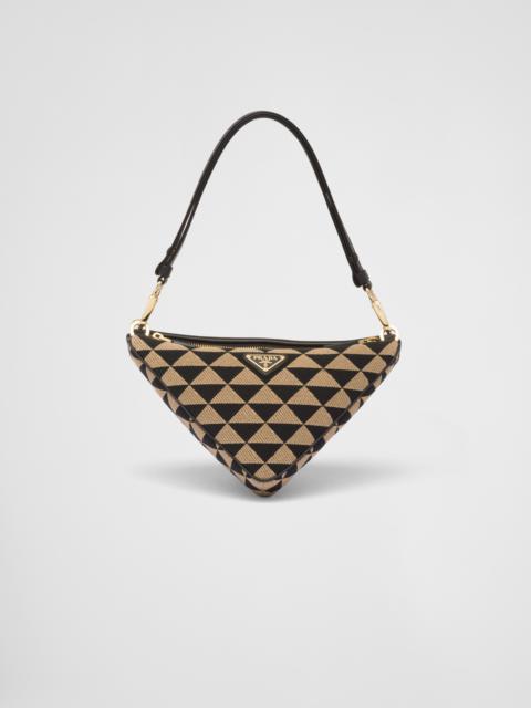 Prada Prada Symbole leather and fabric mini bag