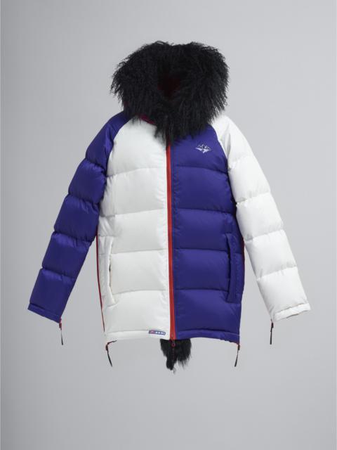 Marni DOWN JACKET IN COLOUR-BLOCK RIPSTOP NYLON