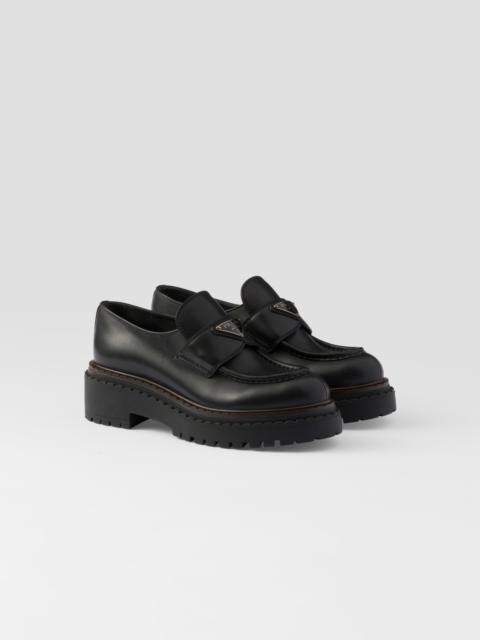 Leather loafers