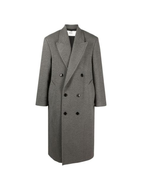 AMI Paris double-breasted long coat