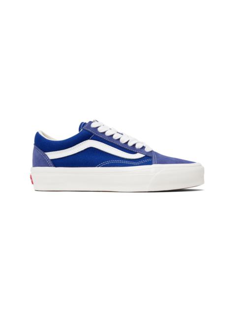 Vans Blue Premium Old Skool Suede Sneakers