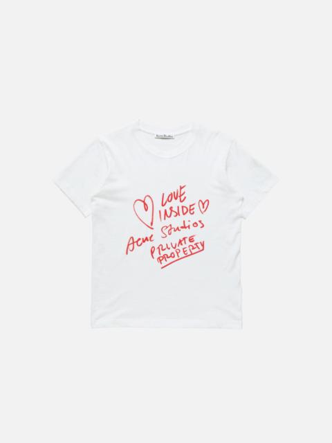 Acne Studios Graphic t-shirt - White
