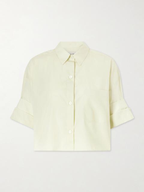 TWP Next Ex Cropped Cotton Shirt