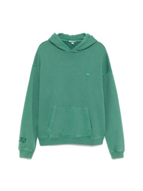 LACOSTE WASHED EFFECT HOODIE
