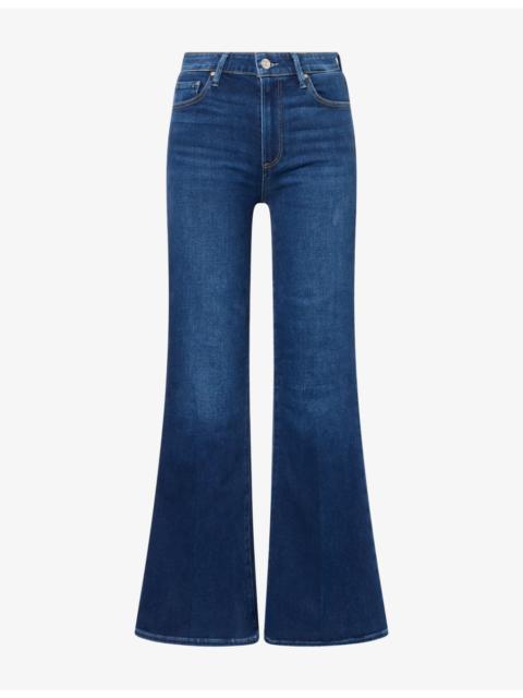 PAIGE Marlow Skimmer Flared Stretch-Denim Jeans
