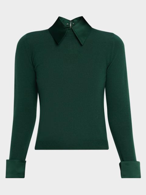 Alice + Olivia Porla Collared Sweater