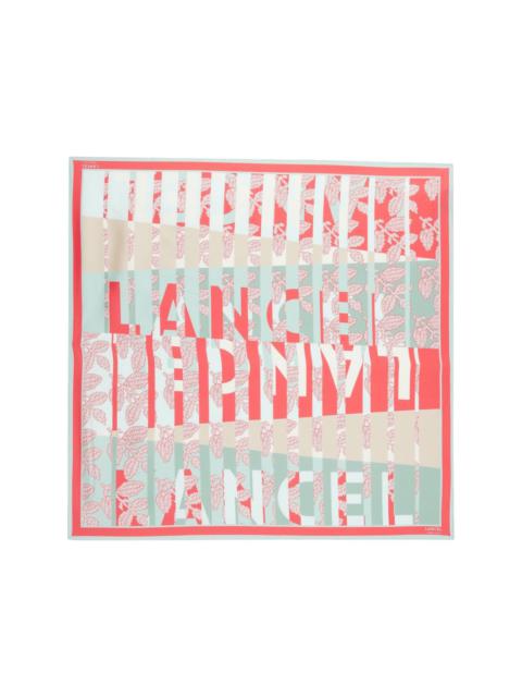 LANCEL Horizon logo-print silk scarf