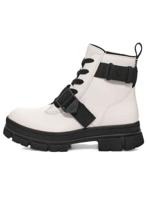 UGG (WMNS) UGG Ashton Lace Up Boot 'White' 1133892-WHT
