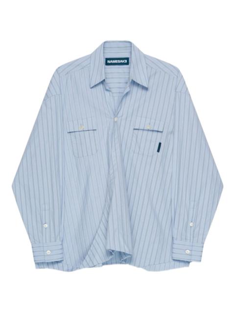 NAMESAKE stripe pocket shirt