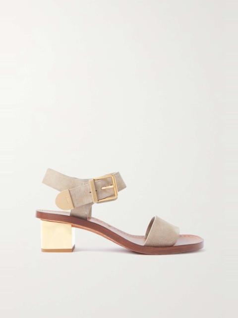 Chloé Rebecca buckled suede sandals