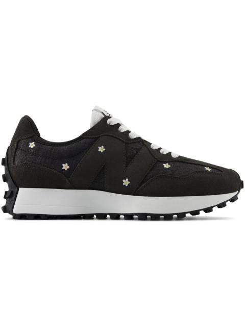 New Balance New Balance 327 Black Cement Floral Embroidery (Women's)