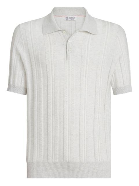 Brunello Cucinelli button-fastening short-sleeve polo shirt