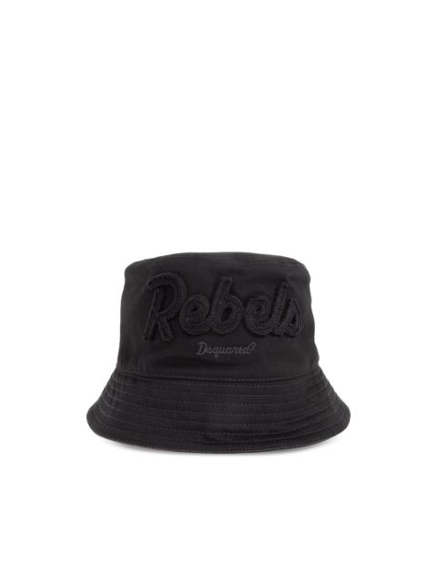 DSQUARED2 Rebels-appliqué bucket hat