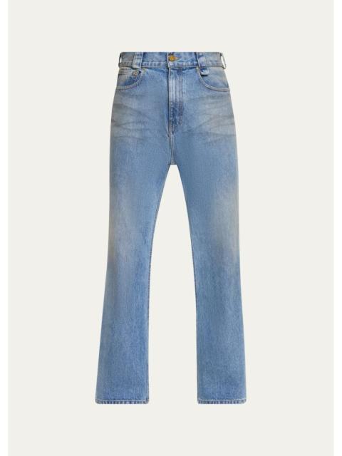 WILLY CHAVARRIA Men's Flared Denim Jeans