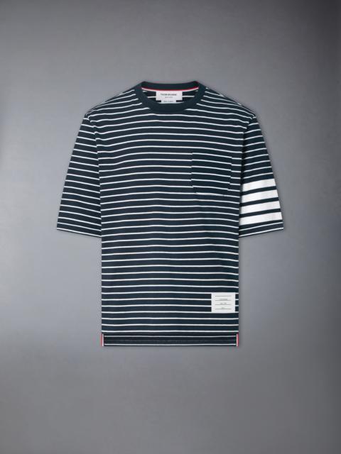 Thom Browne JERSEY 4-BAR KNIT POCKET TEE