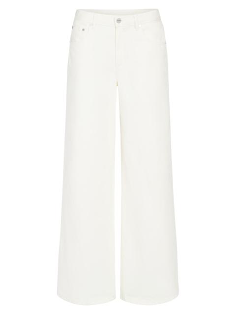 TWP Women's Tiny Dancer Wide-Leg Jeans - White