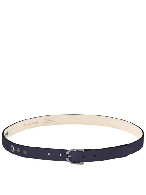 Longchamp 3D Ladies' belt Bilberry - Leather