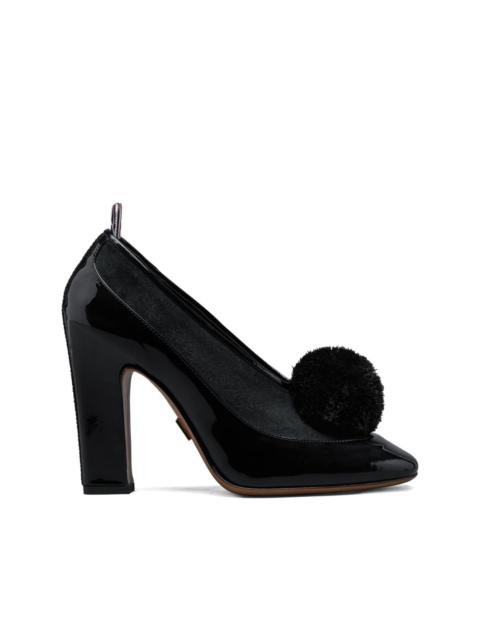 Thom Browne pom-pom leather pumps