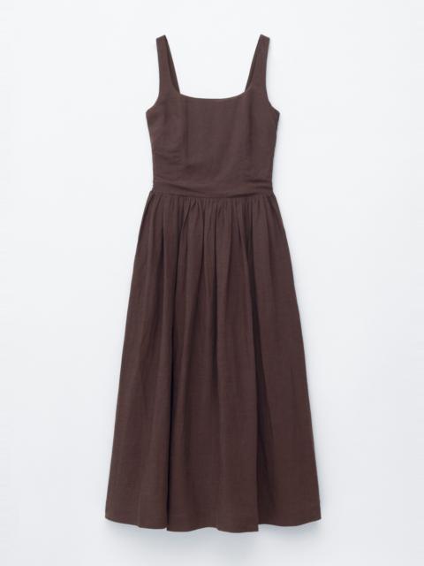 & Other Stories Fit-and-Flare Midi Dress