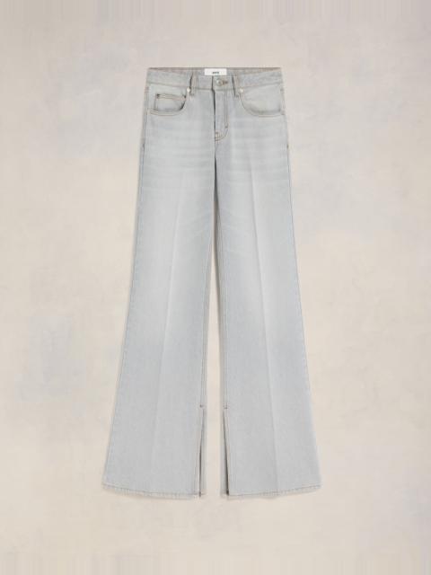 AMI Paris SLITTED FLARE FIT JEANS