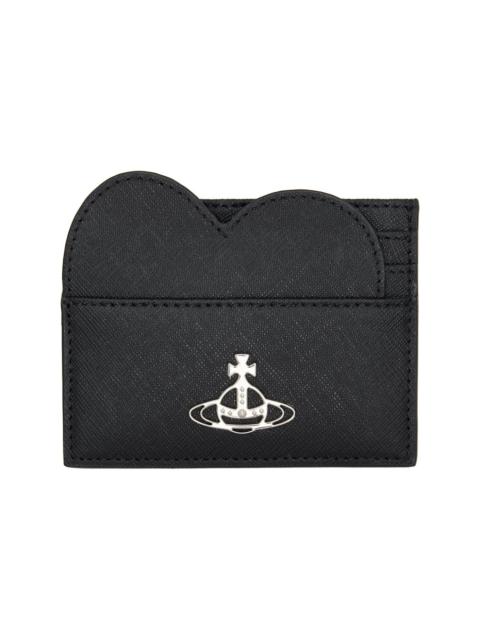 Vivienne Westwood Black Heart Card Holder