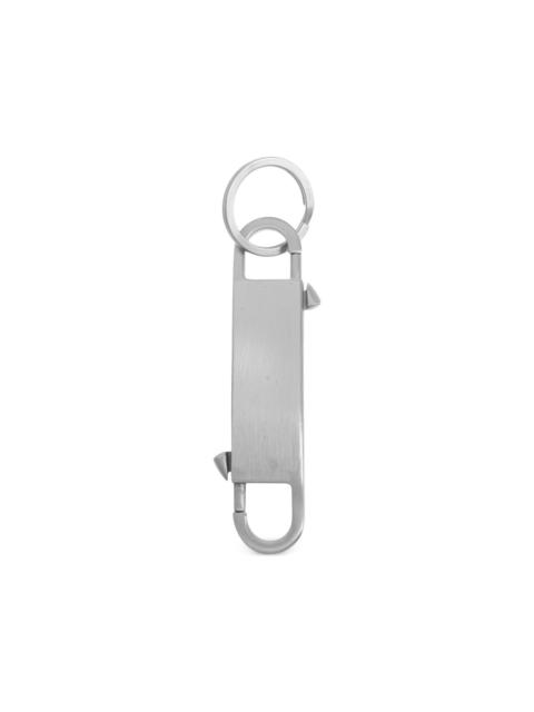Rick Owens engraved-logo spike-detail keychain