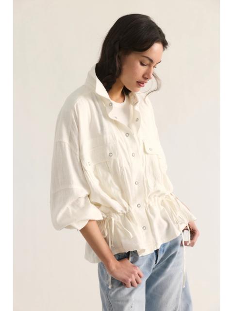 FREE PEOPLE We The Free Sunout Linen Top