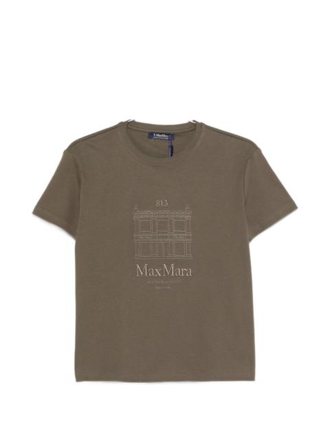 'S Max Mara logo-embroidery T-shirt