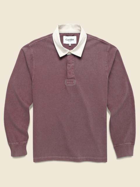 Corridor Rugby Shirt - Wine