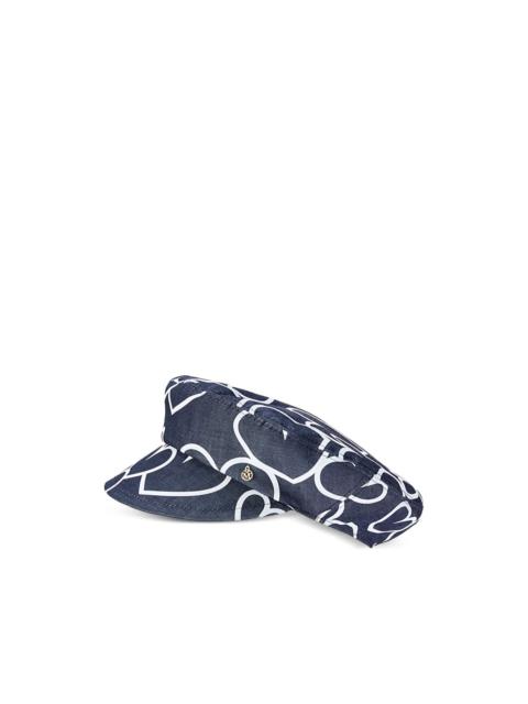 MAISON MICHEL Peneloppe patterned hat