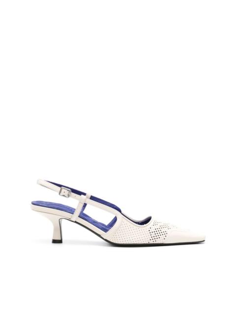 Burberry Chisel 50mm slingback pumps