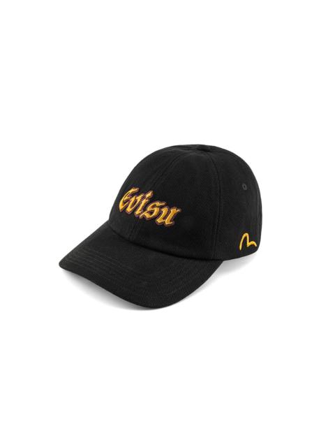 EVISU Evisu Logo Embroidery Cap - Black