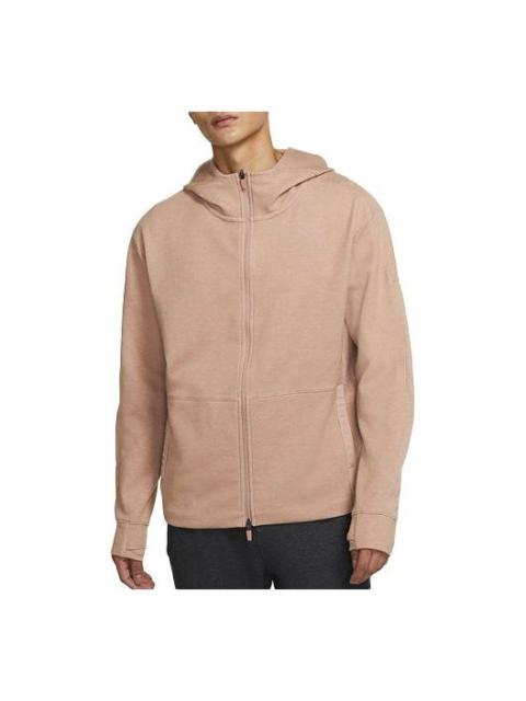 Nike 나이키 요가 카디건 훈련 까마귀 재킷 카키 CU6261-283