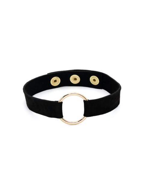 MANOKHI Marla suede choker necklace