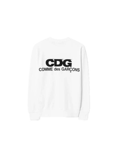 Comme Des Garçons Comme des Garcons Logo Printed Sweatshirt White