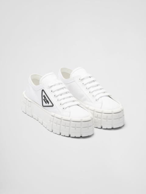 Prada Double Wheel nylon gabardine sneakers
