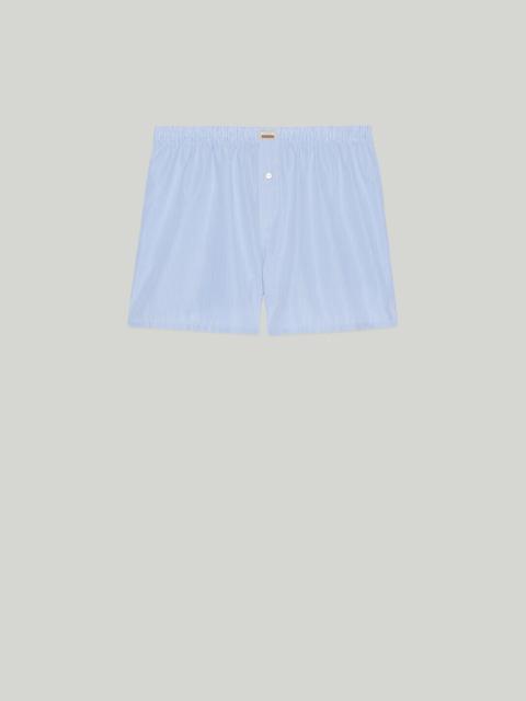 GUCCI Striped cotton shorts