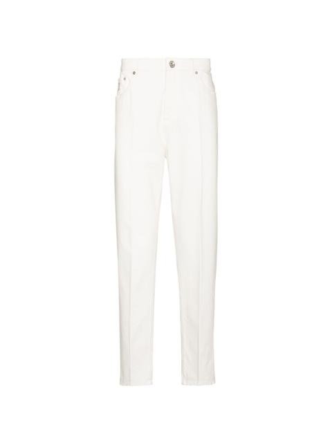 dyed-effect trousers