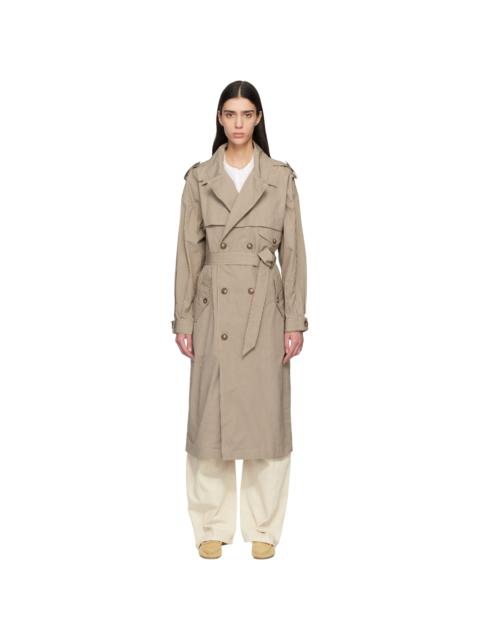 Isabel Marant Étoile Beige Chilma Trench Coat