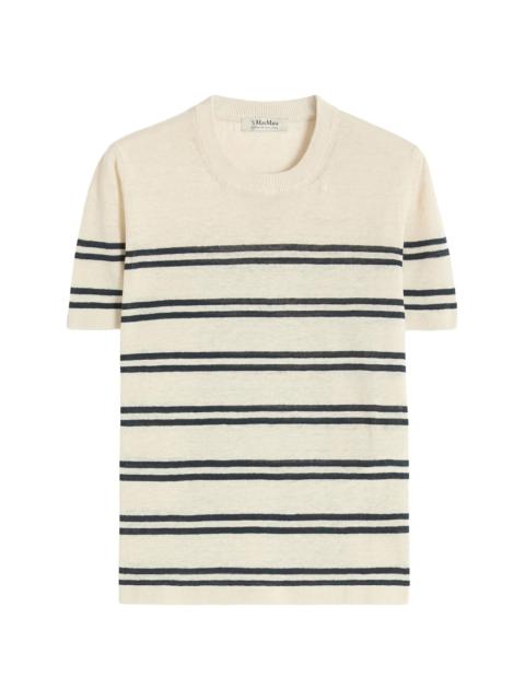Max Mara Women's Pure Linen Yarn Sweater - White