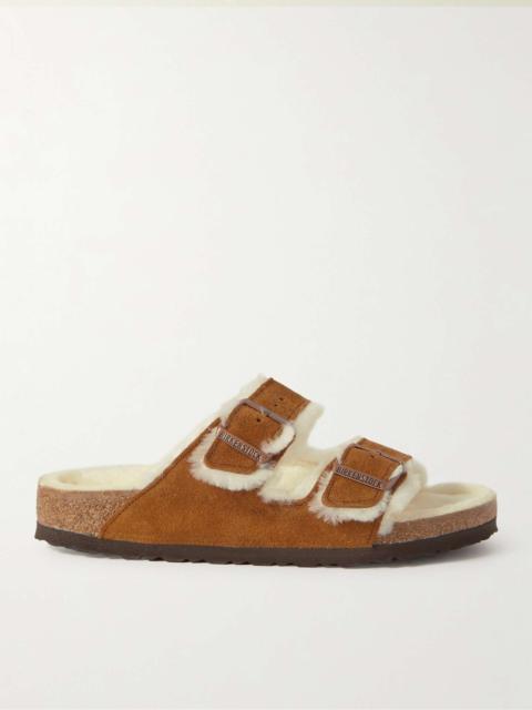 Arizona Shearling-Lined Suede Sandals