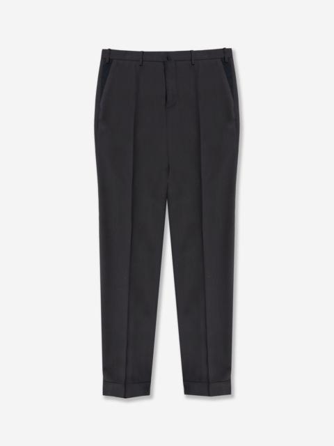 SLOWEAR Tapered fit techno flannel trousers