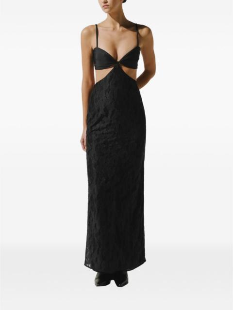 BAOBAB Roro cutout lace-panelled maxi dress